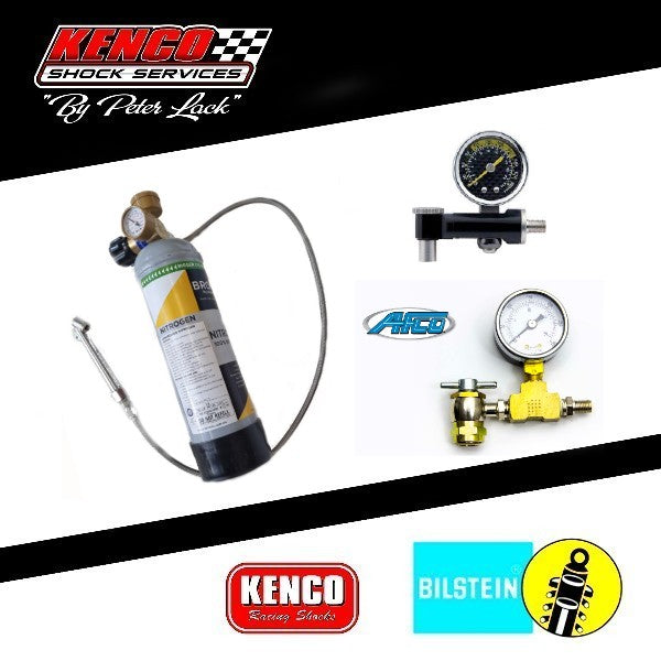 Nitrogen Gas Shock Charging Inflation Tools Kenco Shock Services