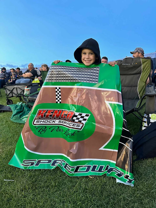 Kenco Shock Services Kids Speedway Race Track Car Play Mat